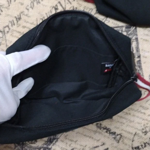 Bally Swiss Toiletry Cosmetics Make Bag Pouch Lot of 2 - Picture 7 of 14